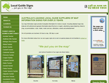 Tablet Screenshot of localguidesigns.com.au
